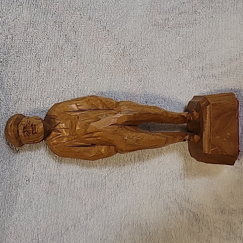 Caron Handcrafted Wooden Figurine - Picture 2 of 6